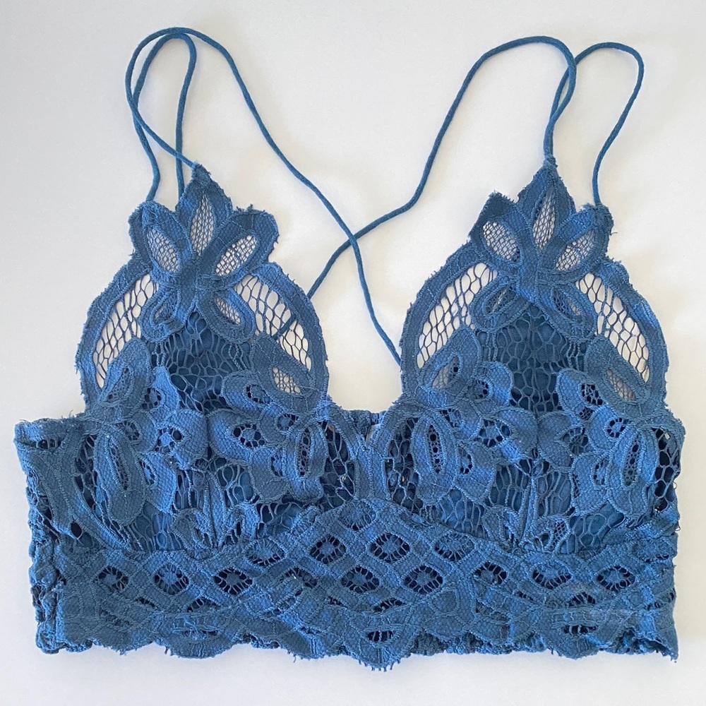 Free People Adele Bralette - Royal Blue - small